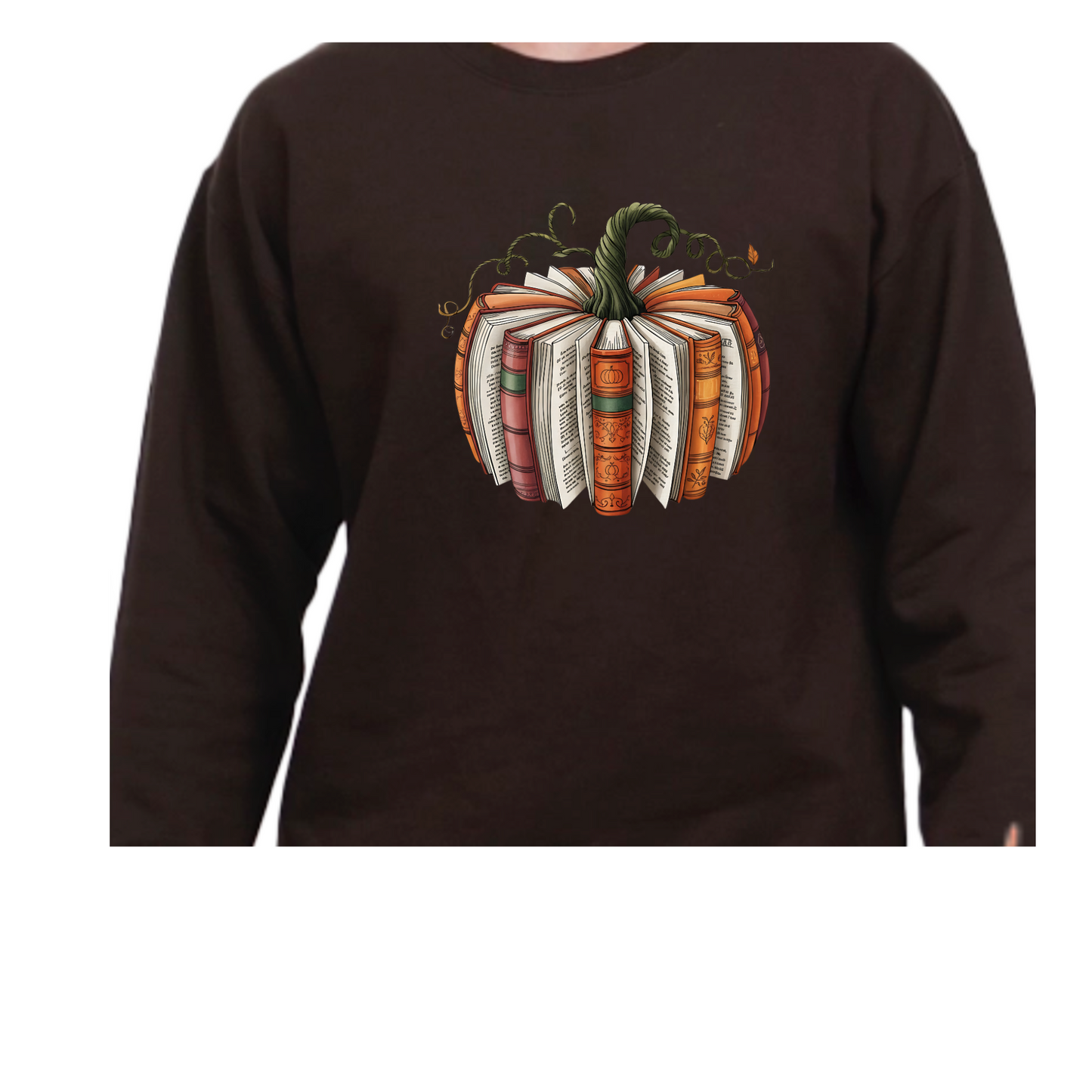 Cozy Pumpkin Book Lover Sweatshirt