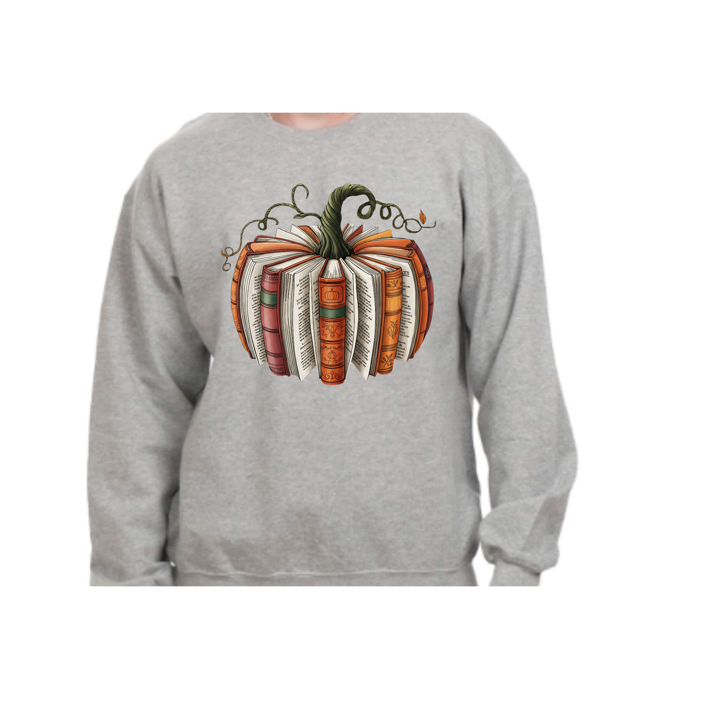 Cozy Pumpkin Book Lover Sweatshirt