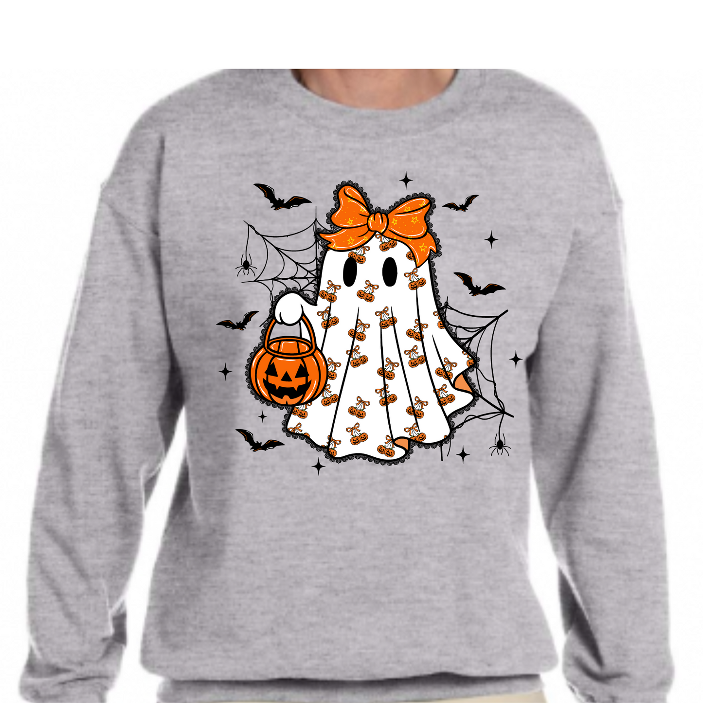 Trick-or-Treat Ghostie Sweatshirt – Adorably Festive & Cozy!