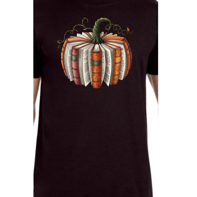 Pumpkin Book Lover Tee